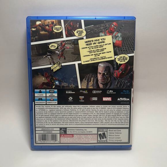 Deadpool - CIB/TESTED - PS4 - Picture 4 of 5